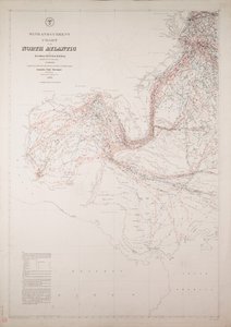 Wind- und Strömungskarte des Nordatlantiks von American School