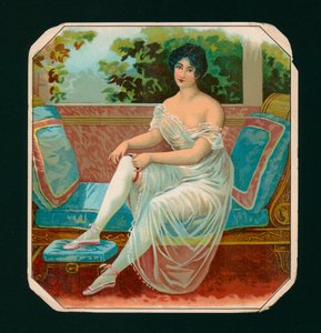 Frau beim Ankleiden von American School