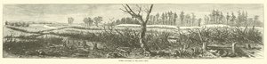 Von dem Sechsten Korps eroberte Werke, April 1865