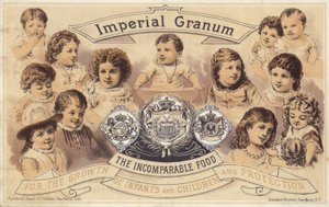 Kleine Kinder werben für Imperial Granum von American School