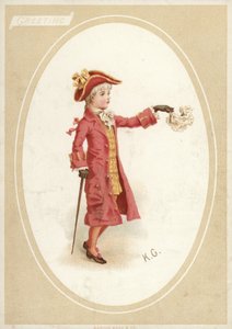 Junge im Kostüm des 18. Jahrhunderts von American School