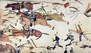 Schlacht am Little Bighorn, Montana, USA, 25.-26. Juni 1876