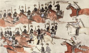Schlacht am Little Bighorn, Montana, USA, 25.-26. Juni 1876