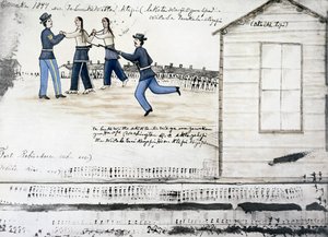 Der Tod von Crazy Horse, Fort Robinson, Nebraska, USA, 1877