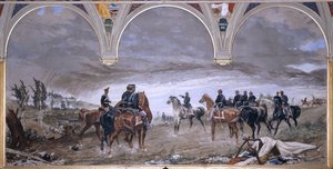 Die Schlacht von Solferino, 1886 von Amos Cassioli