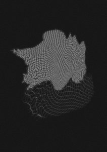 Abstraktes Wellenraster