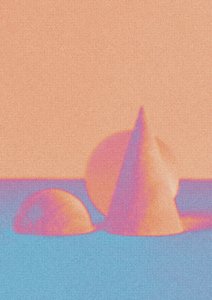 Träumerische geometrische Formen von Amy Louise Baker