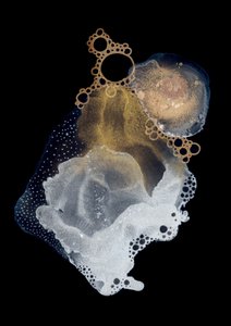 Flüssiger Goldschimmer von Amy Louise Baker