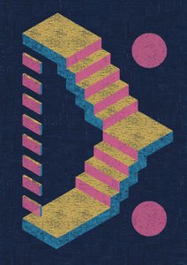 Unmögliche Treppen-Illusion von Amy Louise Baker