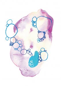 Weiche abstrakte Blasen von Amy Louise Baker