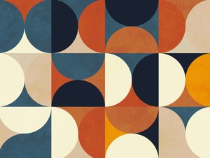 Geometrie Neu12 Marron von Ana Rut Bre