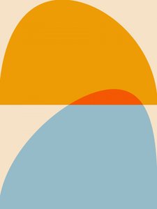 Mittleres Jahrhundert Pastell 18 von Ana Rut Bre