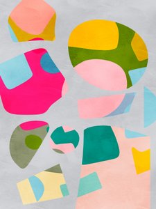 Minimaler bunter Ausschnitt