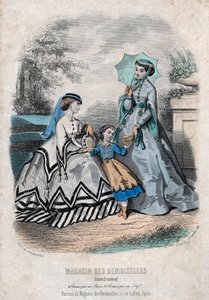 Französische Modezeitschrift "Magasin des Demoiselles", Paris, 25. September von Anais Toudouze