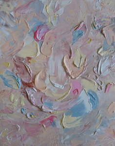 Fließende Pastellstriche