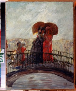 Im Regen von Anatoli Afanasyevich Arapov