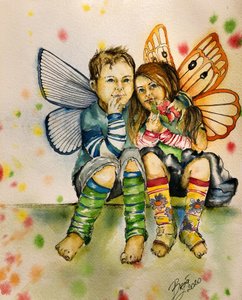 Verspielte Feenkinder
