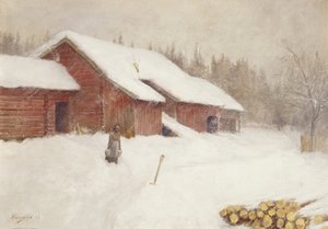 Schneeverwehung