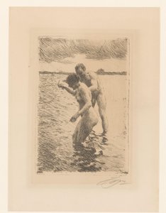 Der Lotse von Anders Leonard Zorn (signed by artist)