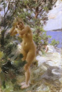 Nach dem Bad von Anders Leonard Zorn