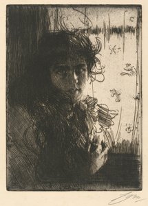 Ein irisches Mädchen, 1894 von Anders Leonard Zorn