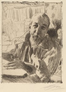 Anatole France, 1906 von Anders Leonard Zorn