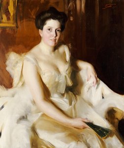 Porträt von Mrs de Ver Warner von Anders Leonard Zorn
