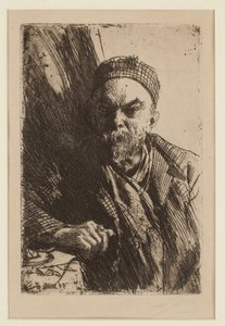 Porträt des Dichters Paul Verlaine (1844-1896) von Anders Leonard Zorn