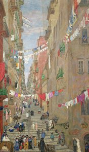 Pallonetto di Santa Lucia, Neapel von Anders Svarstad
