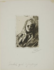 Dalekarlische Bäuerin von Anders Leonard Zorn