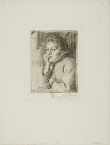 Kesti, ein Mora-Bauer von Anders Leonard Zorn
