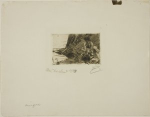 Die kleine Badende von Anders Leonard Zorn