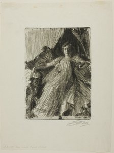 Maud Cassel (Mrs. Ashley) von Anders Leonard Zorn