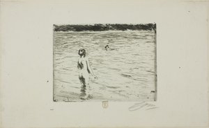 Mutter beim Baden von Anders Leonard Zorn