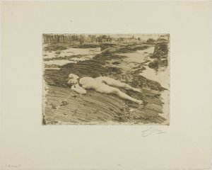 Am Strand von Anders Leonard Zorn