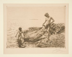 Seaward Skerries von Anders Zorn