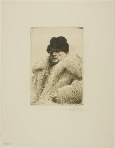 Selbstporträt 1916 von Anders Leonard Zorn