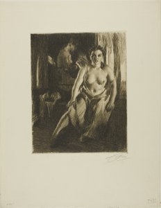 Der Bettstuhl von Anders Leonard Zorn
