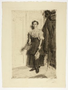 Das neue Dienstmädchen von Anders Leonard Zorn