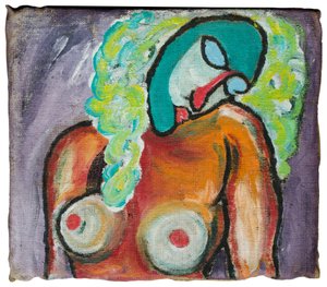 Empörung über Modigliani - Schlafende Frau von Ando Gilardi