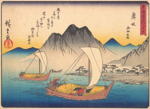 Maisaka, aus der Serie Die dreiundfünfzig Stationen der Tokaido-Straße, frühes 20. Jahrhundert von Ando Hiroshige