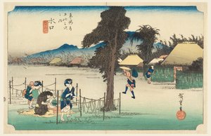 Minakuchi, in Die dreiundfünfzig Stationen der Tokaido-Straße