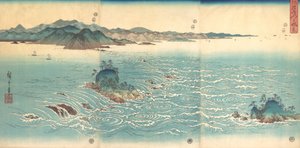 Stromschnellen bei Naruto, 1857
