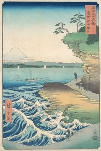 Küste bei Hoda, Provinz Awa, 1858-59 von Ando Hiroshige