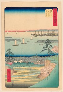 Shinagawa aus der Serie 53 Stationen des Tokaido