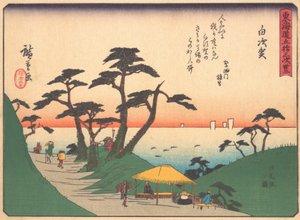 Shirasuka, aus der Serie Die dreiundfünfzig Stationen der Tokaido-Straße, frühes 20. Jahrhundert