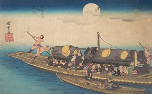 Yodogawa, ca. 1834 von Ando Hiroshige