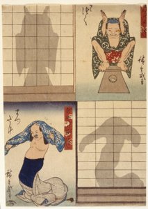 (Figuren und Schatten) von Ando or Utagawa Hiroshige