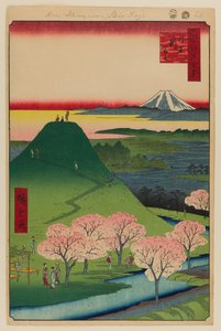 Neuer Fuji, Meguro von Ando or Utagawa Hiroshige