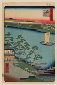 Niijuku-Fähre von Ando or Utagawa Hiroshige